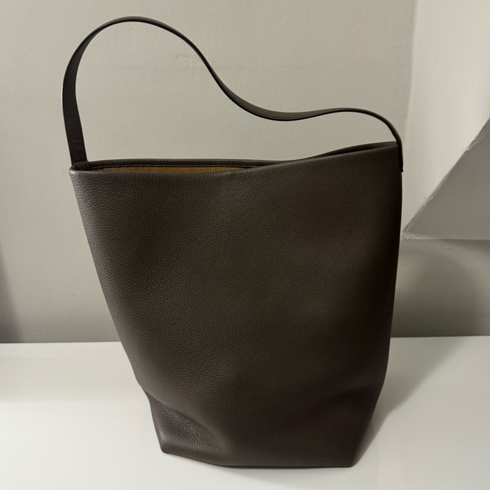 THE ROW N/S Park Large Leather Tote Bag